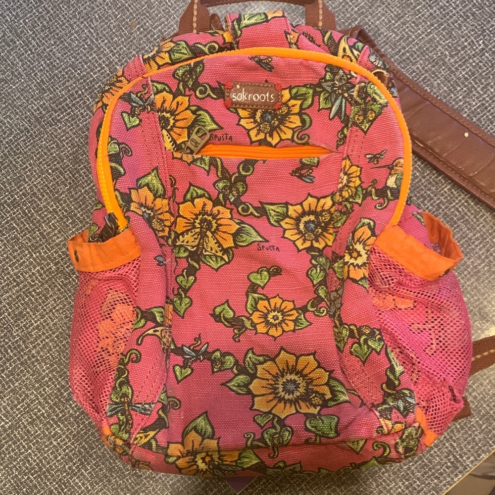 *3/$10* Sakroots H2O Pink Sunflower Backpack